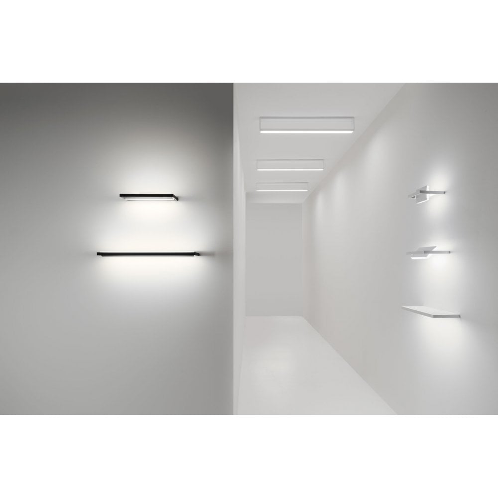 Stilnovo Tablet 24cm Medium Single Wall Light - Black