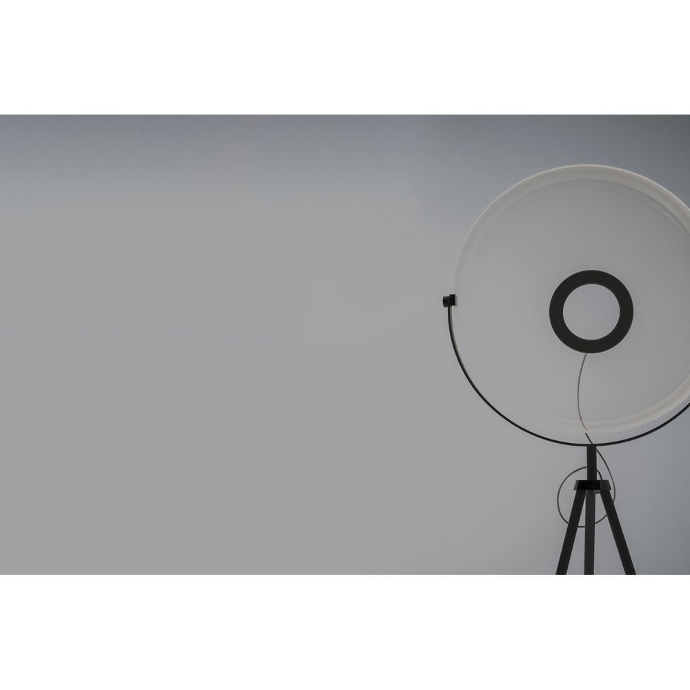 Stilnovo Demi Moon Transformative Optic Floor Lamp - Black