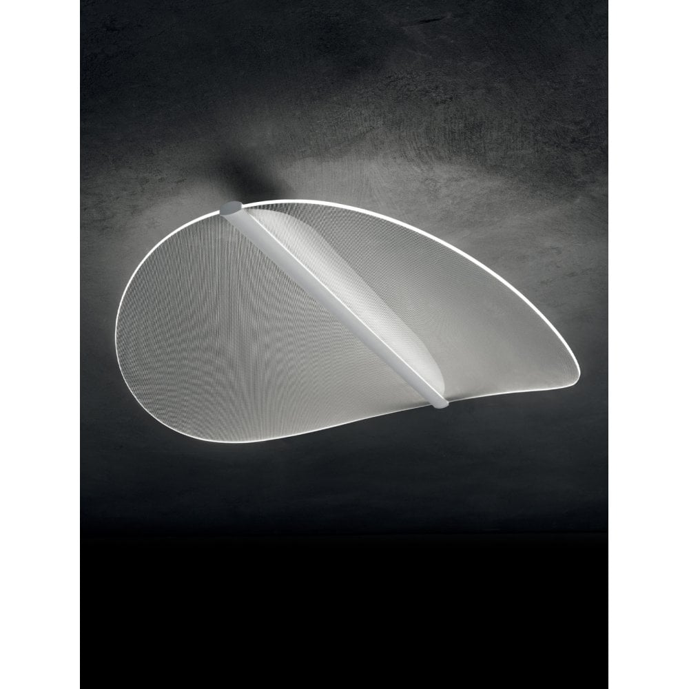 Stilnovo Diphy L54 Small Transformative Optic Wall/Ceiling Light - Matt White