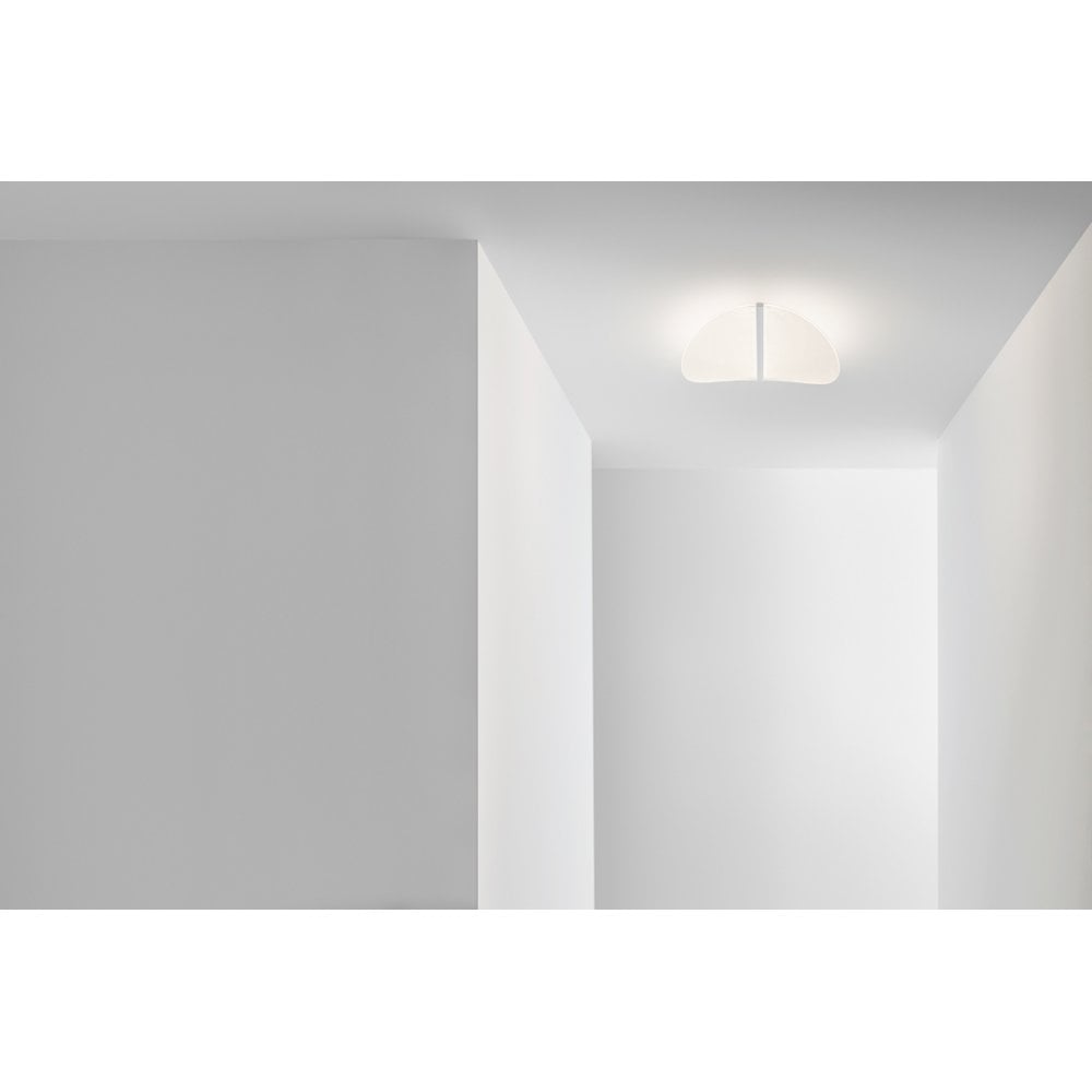 Stilnovo Diphy L54 Small Transformative Optic Wall/Ceiling Light - Matt White