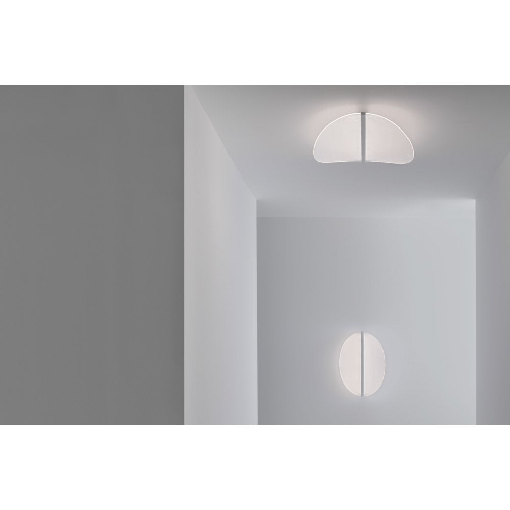 Stilnovo Diphy L54 Small Transformative Optic Wall/Ceiling Light - Matt White