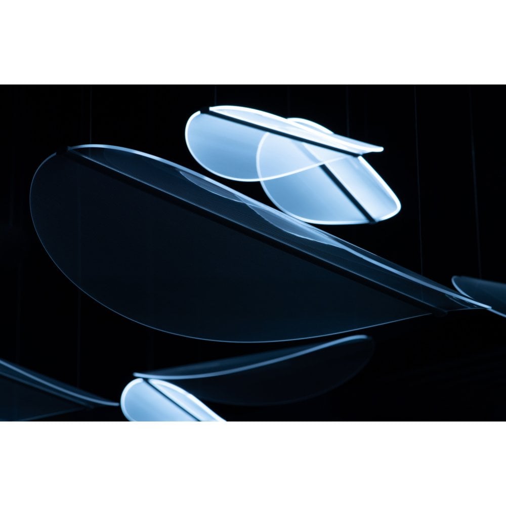 Stilnovo Diphy L96 Extra Large Transformative Optic Pendant Chandelier - Matt White