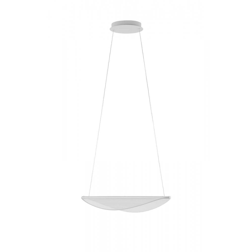 Stilnovo Diphy L96 Extra Large Transformative Optic Pendant Chandelier - Matt White