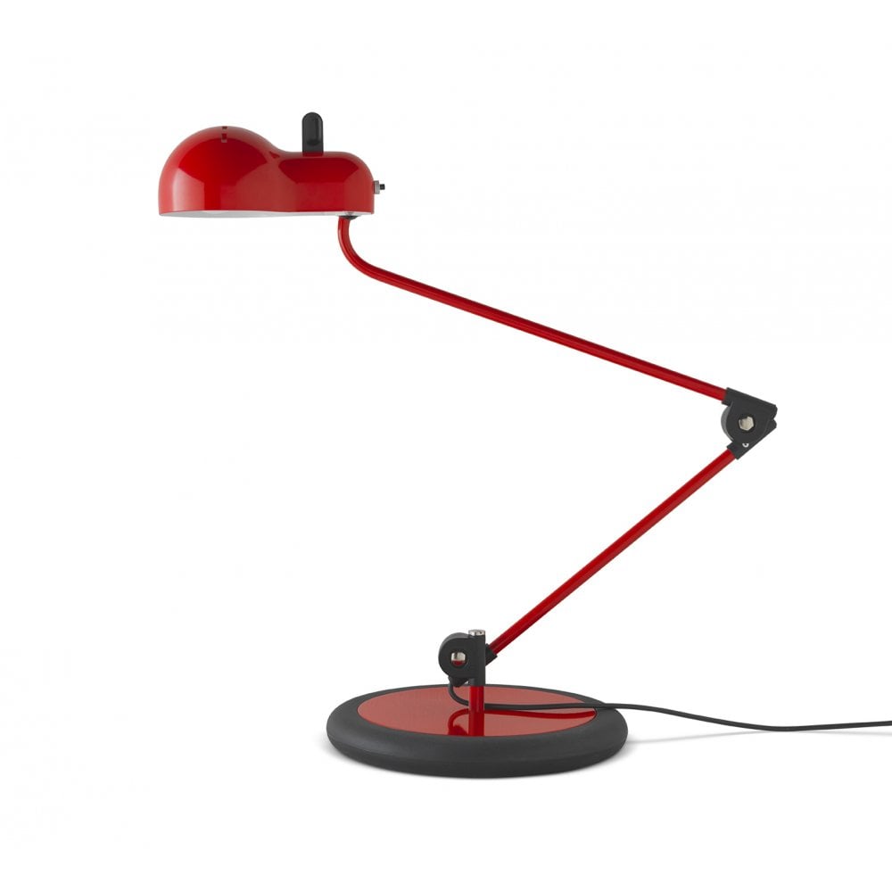 Stilnovo Topo Table Lamp with Base - Iconic Red