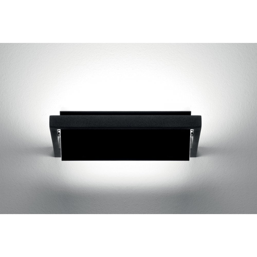 Stilnovo Tablet 42cm Large Single Wall Light - Black