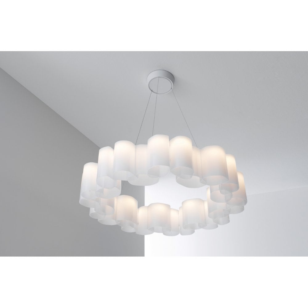 Stilnovo Honey 86cm Medium Pendant - Matt White