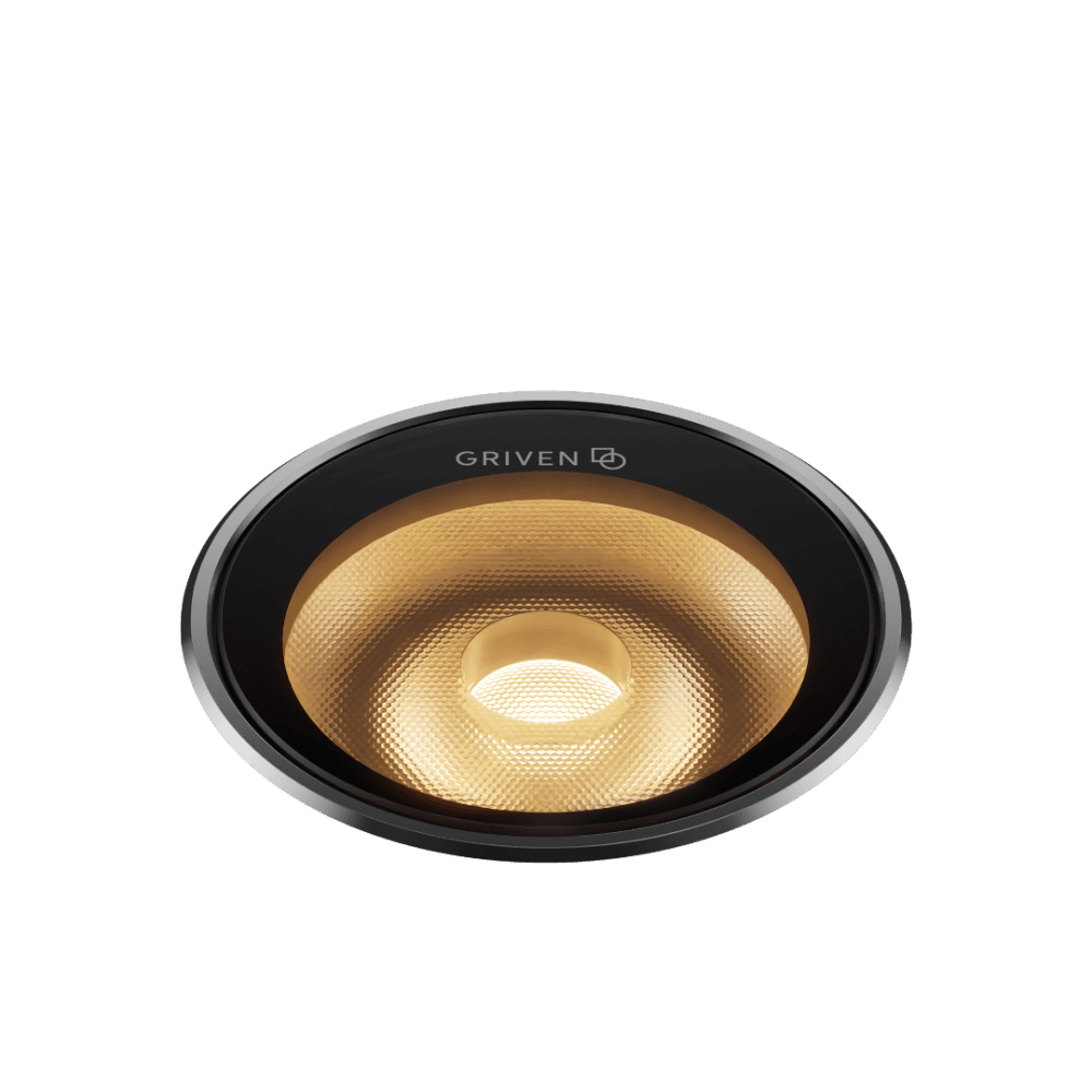 Griven Moon Recessed 7W 840lm Ground Light - All-Glass Frame - Low Voltage