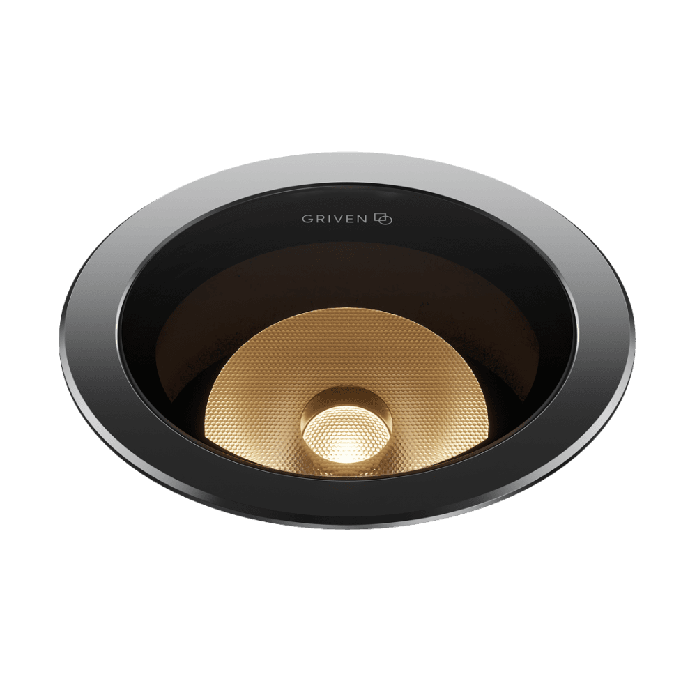 Griven Moon Recessed 8W 960lm Adjustable Ground Light - Standard Frame - Stainless Steel - Low Voltage