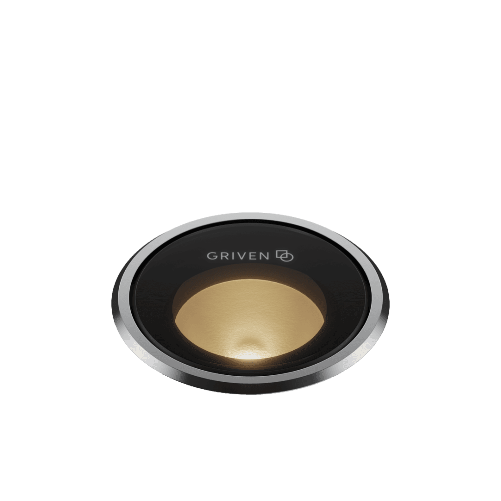 Griven Half Moon Recessed 2.5W 227lm Ground Light - All-Glass Frame - Low Voltage