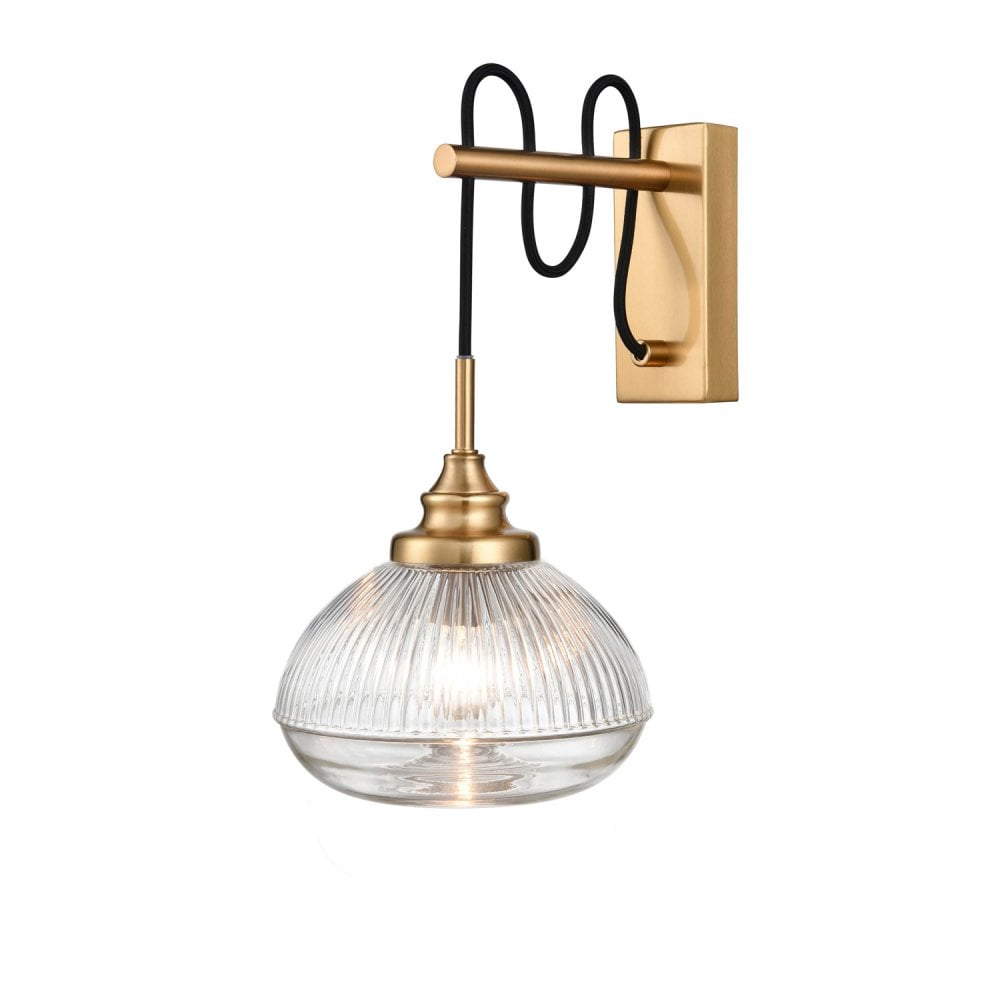 Franklite Acoste Wall Bracket Light - Brushed Brass