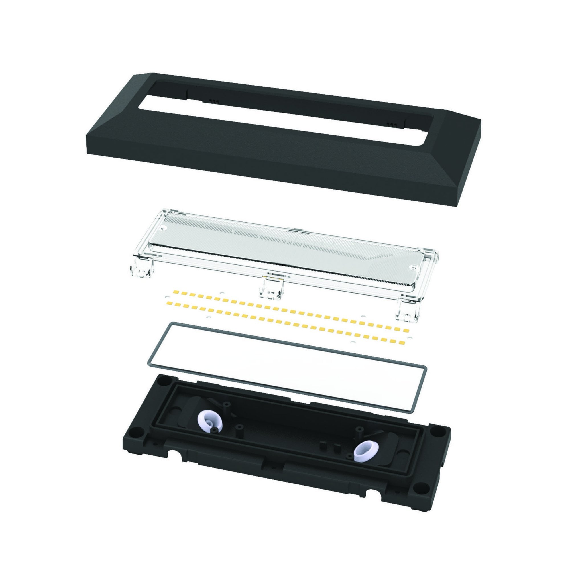 Saxby Severus IP65 CCT 2W LED Outdoor Guide Light - Black