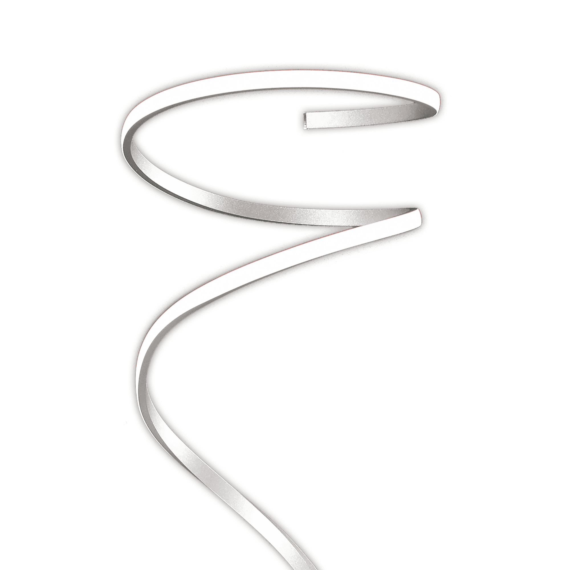 Mantra Helix Floor Lamp - Silver & Chrome