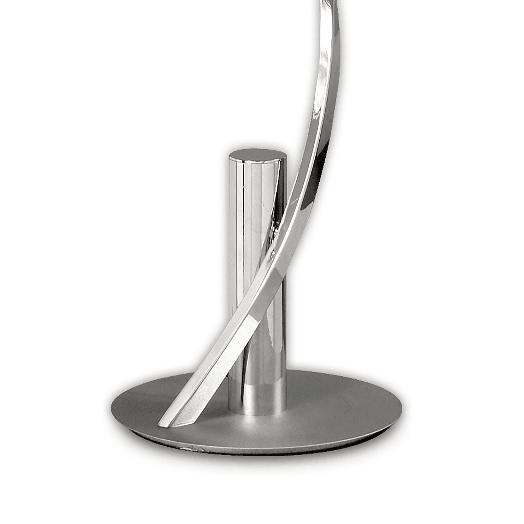 Mantra Helix Floor Lamp - Silver & Chrome