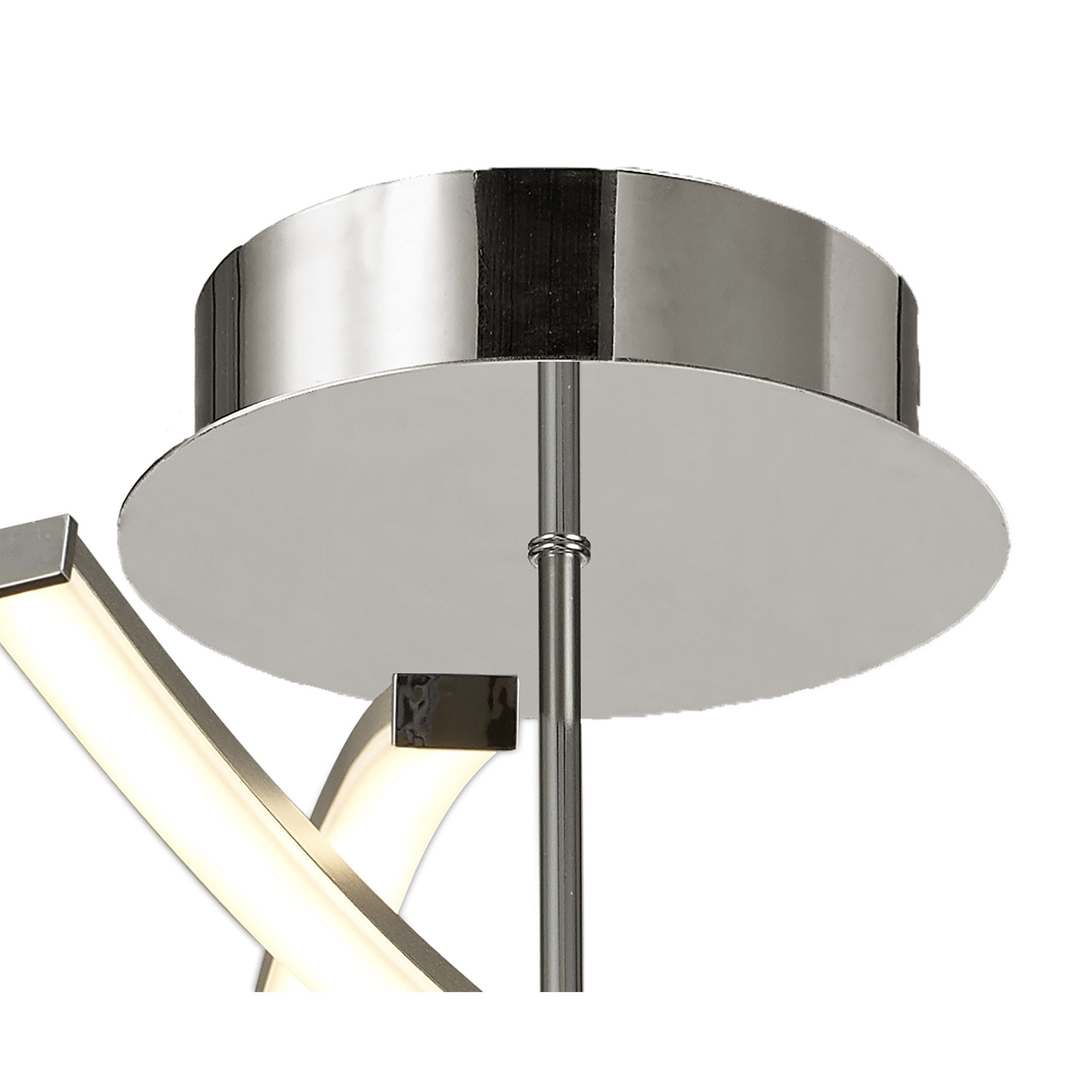 Mantra Aire LED Ceiling Light - Silver & Polished Chrome