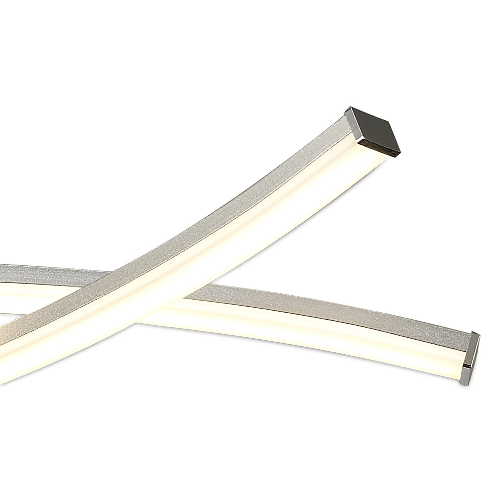 Mantra Aire LED Ceiling Light - Silver & Polished Chrome