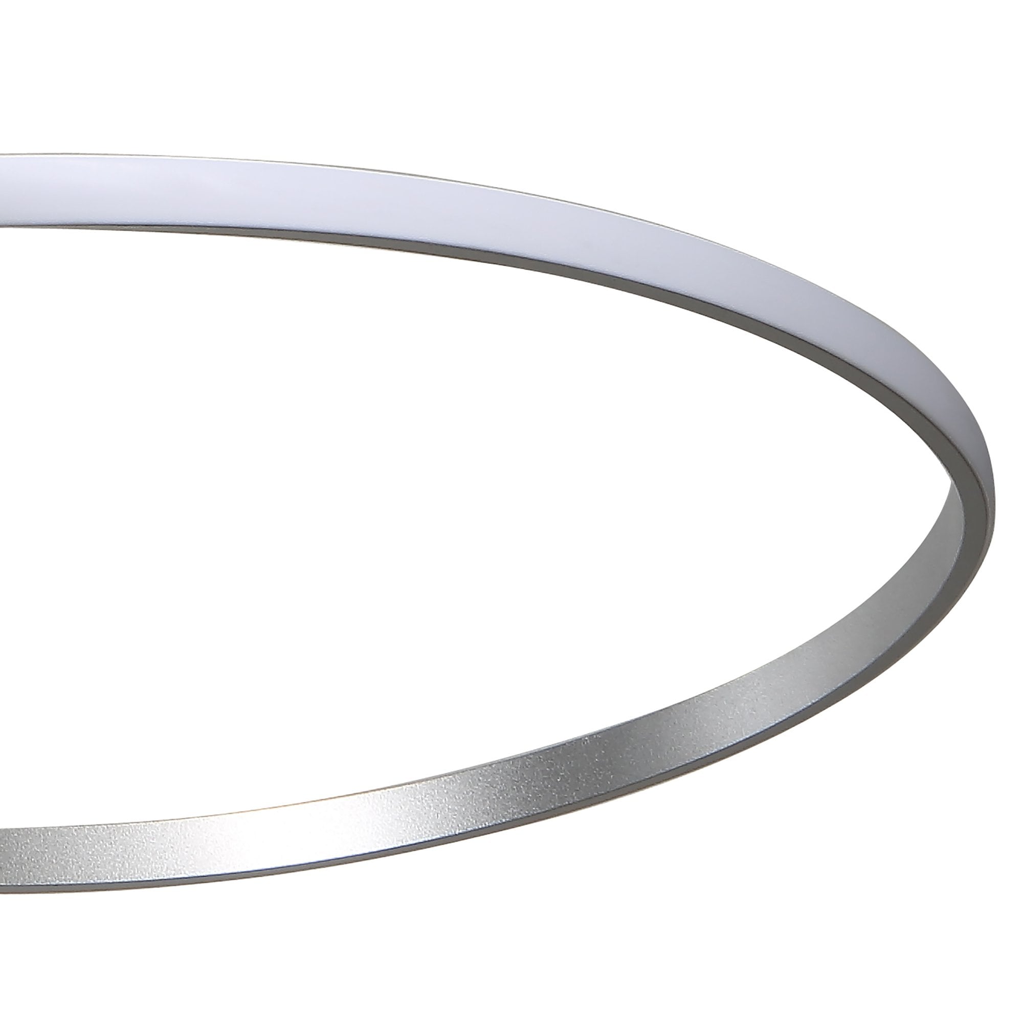 Mantra Nur XL Semi Flush - Silver/Polished Chrome