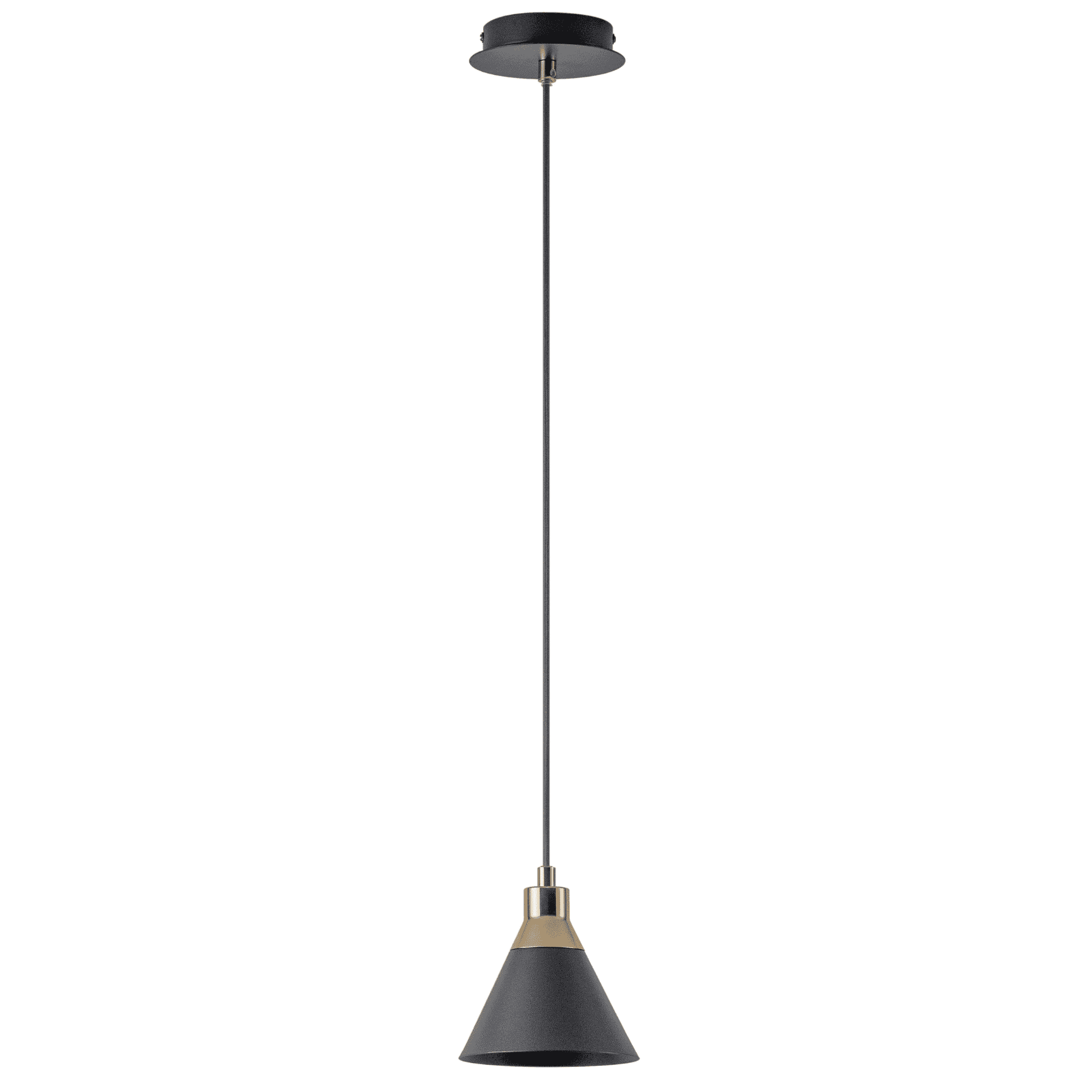 houseof. Cone Ceiling Pendant Light - Charcoal