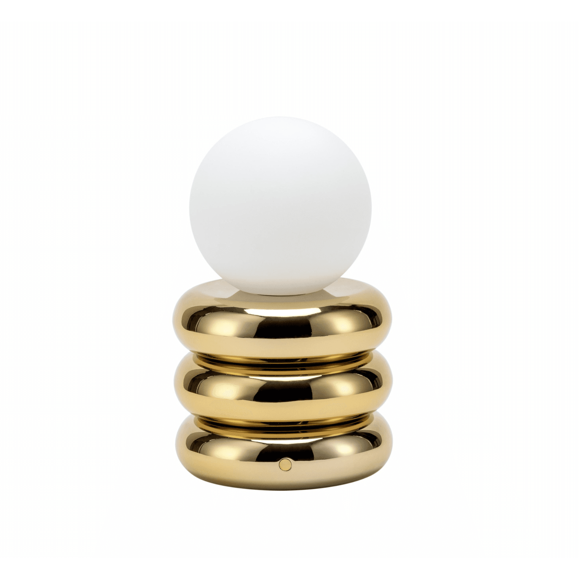 houseof. Tube 'Glow Worm' Rechargeable Table Lamp - Brass