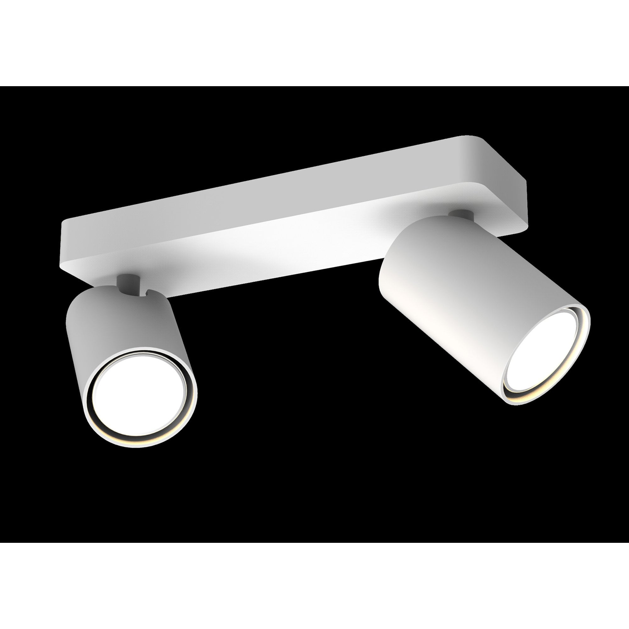 Mantra Sal Linear 2 Light Spotlight - Matt White