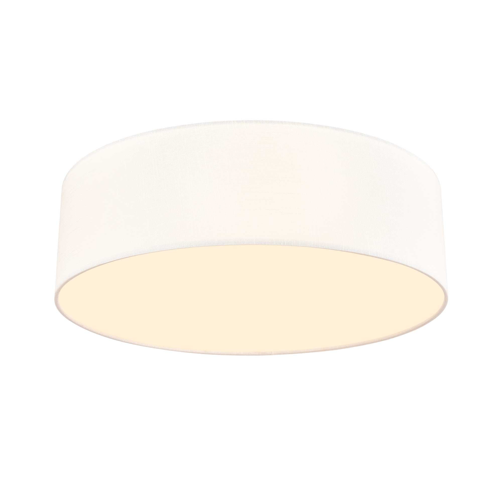 Franklite Melissa 6 Light Single Tier Flush Fitting - Cream