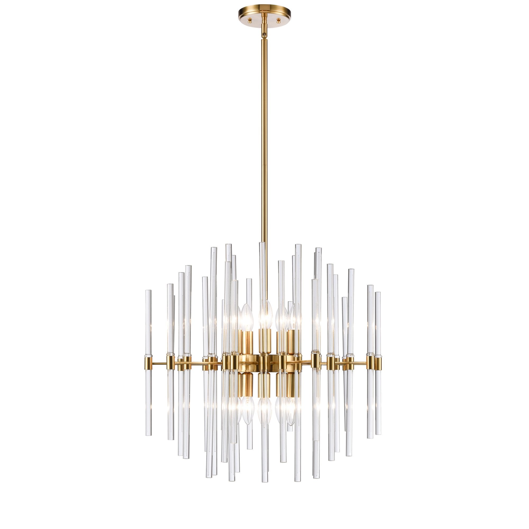 Franklite Celestial 600mm 10 Light Pendant - Aged Brass