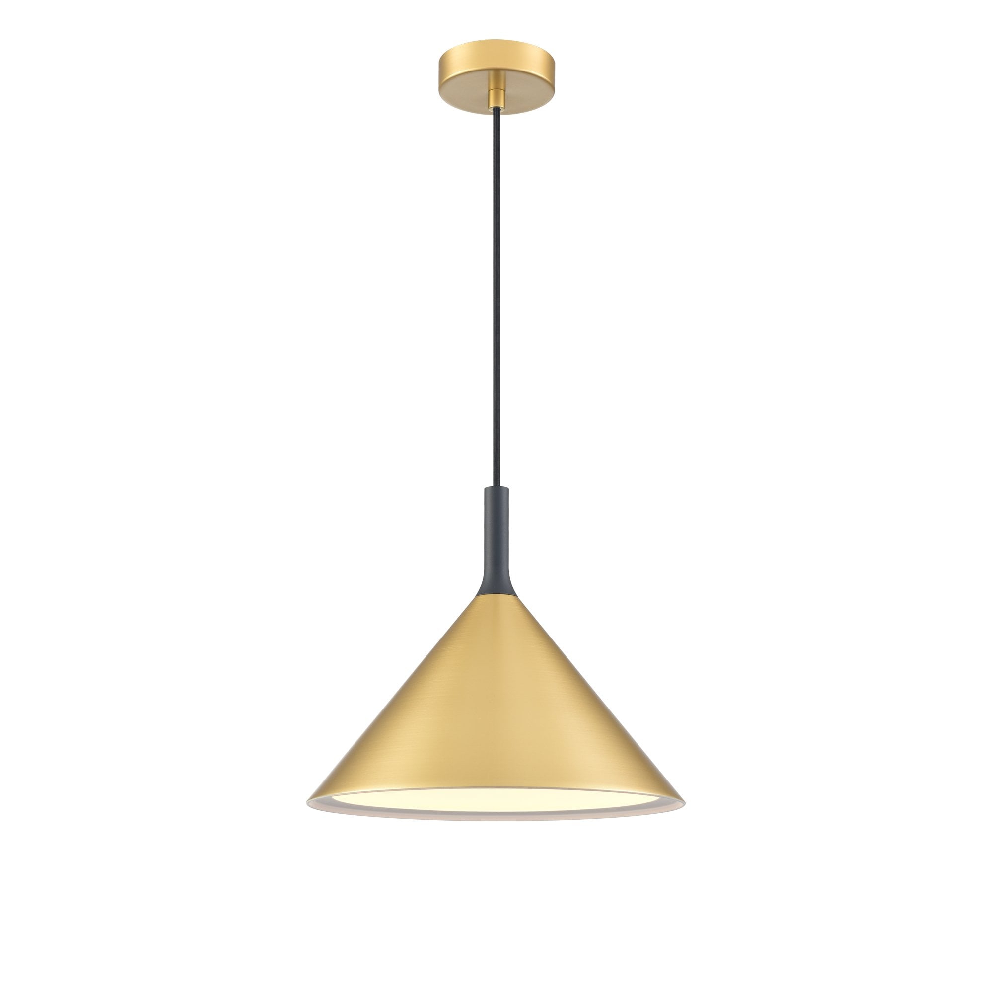 Franklite Joy 300mm Pendant - Satin Brass