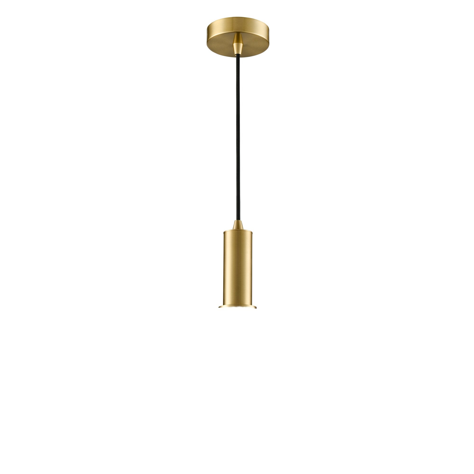 Franklite Mezcla Pendant - 200mm Ribbed Glass Shade - Aged Brass & Smoked Glass