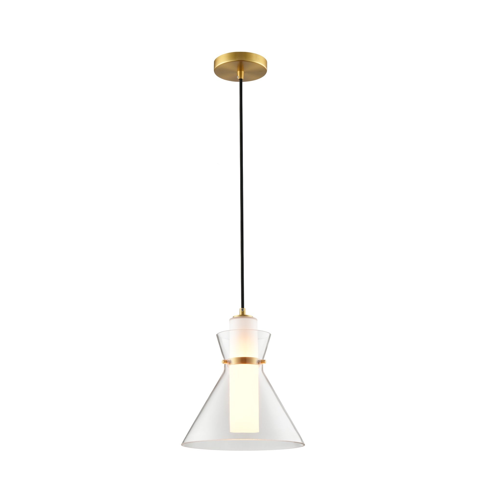 Franklite Bliss Pendant - Aged Brass
