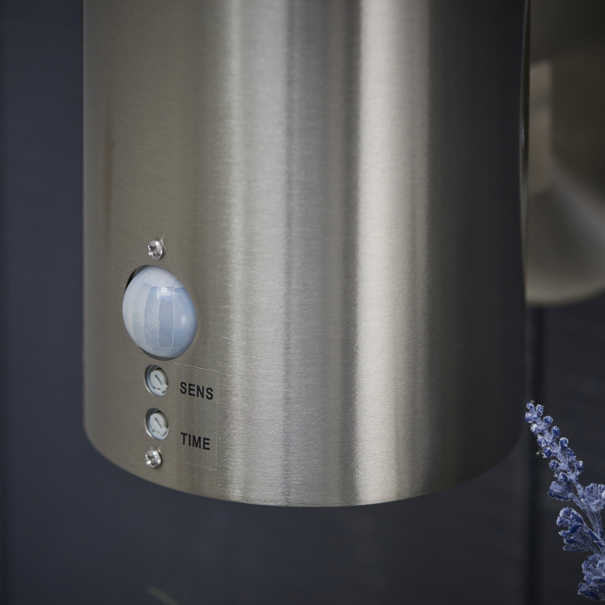 Endon Equinox LED PIR Wall Light - 316 Stainless Steel