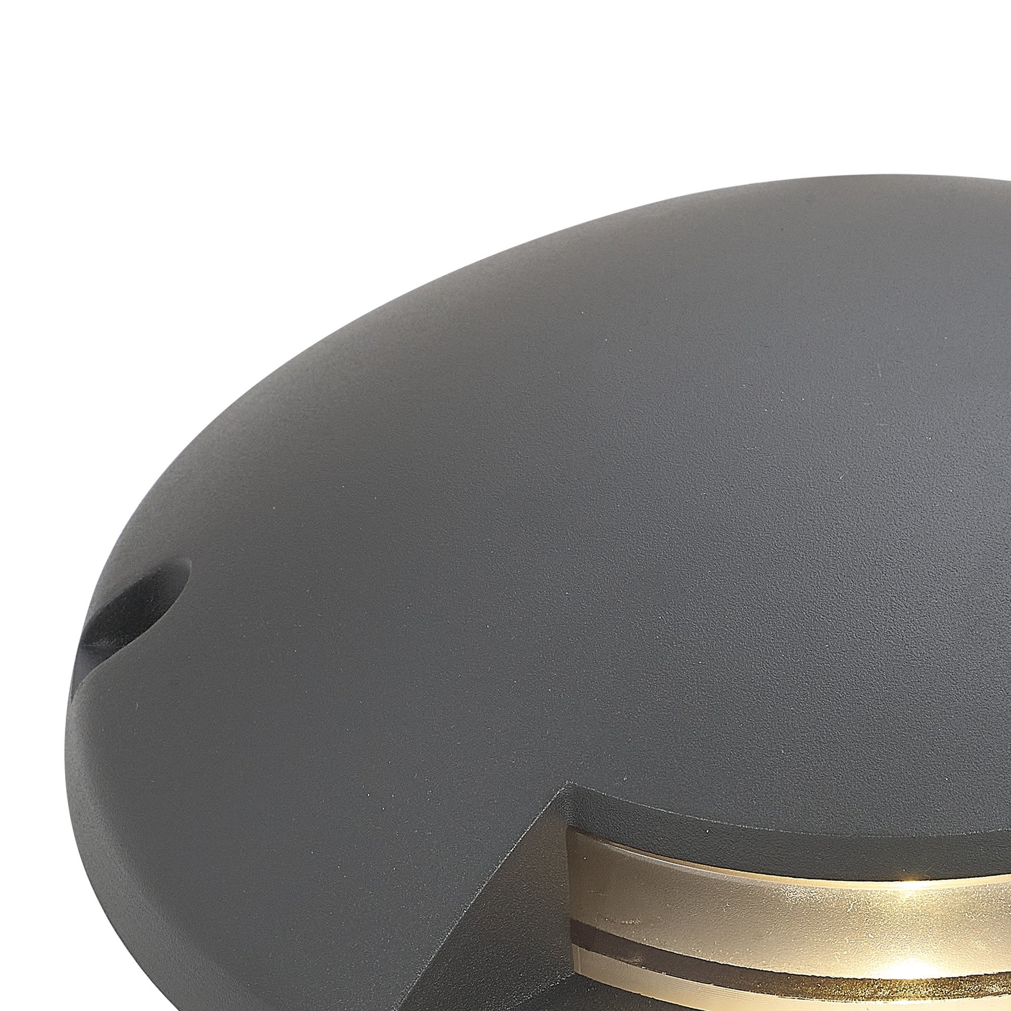 Fabula Capworth Surface Mounted 2W LED Drive Over Ground Light - Dark Grey