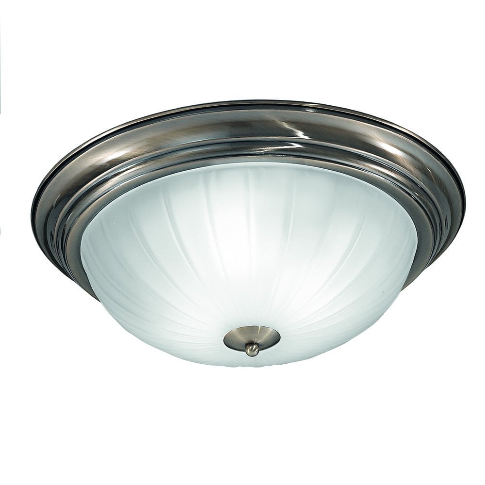 Franklite Roma 390mm Circular Flush - Bronze