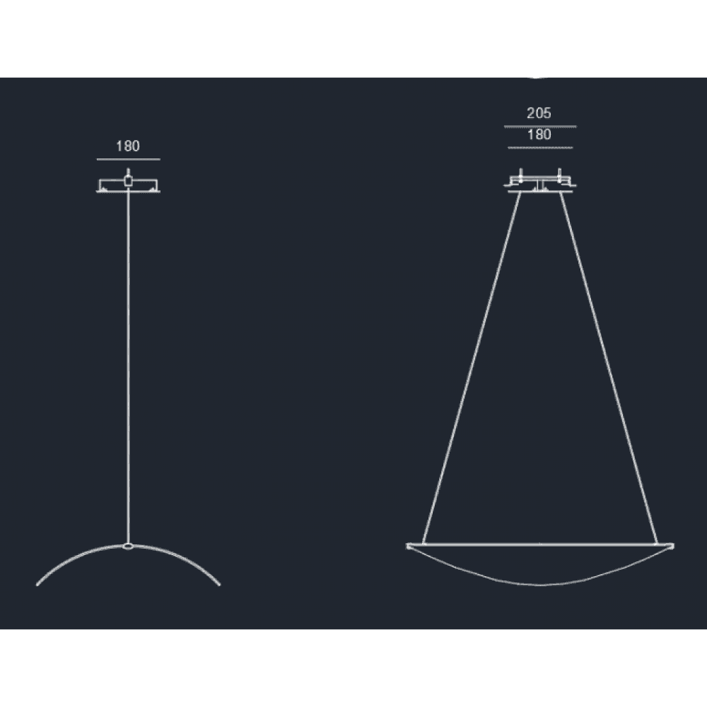 Stilnovo Diphy L54 Small Transformative Optic Pendant - Matt White