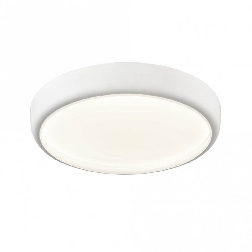 Franklite Faro 410mm IP44 LED Flush - White