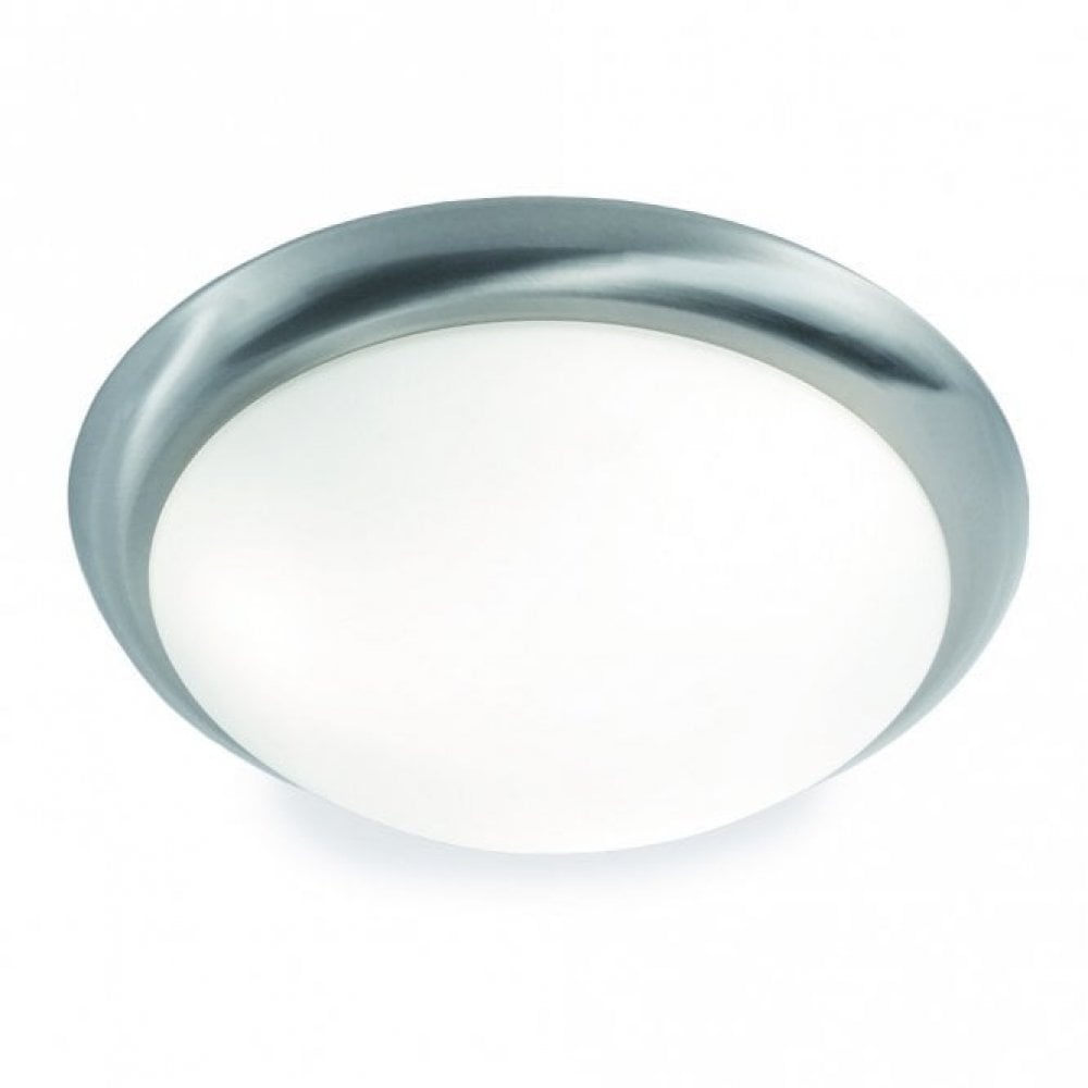 Franklite Rigel 420mm Circular Flush - Satin Nickel
