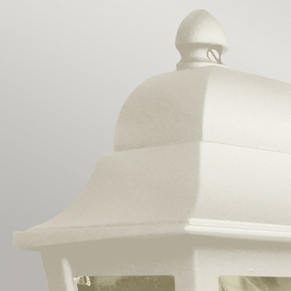 Elstead Deco Lane 1 Light Half Wall Lantern - Cream