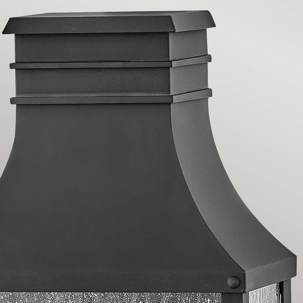 Hinkley Beacon Hill 2 Light Half Wall Lantern - Museum Black