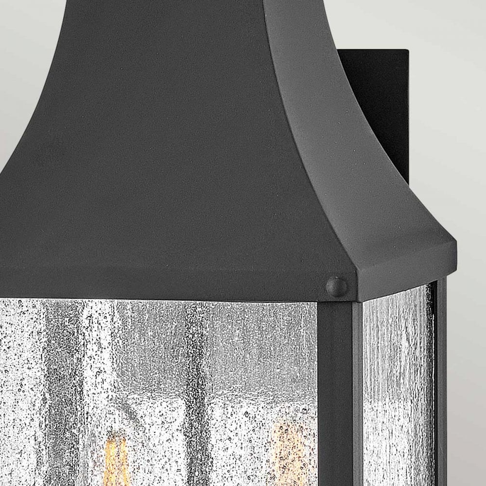 Hinkley Beacon Hill 2 Light Medium Wall Lantern - Museum Black