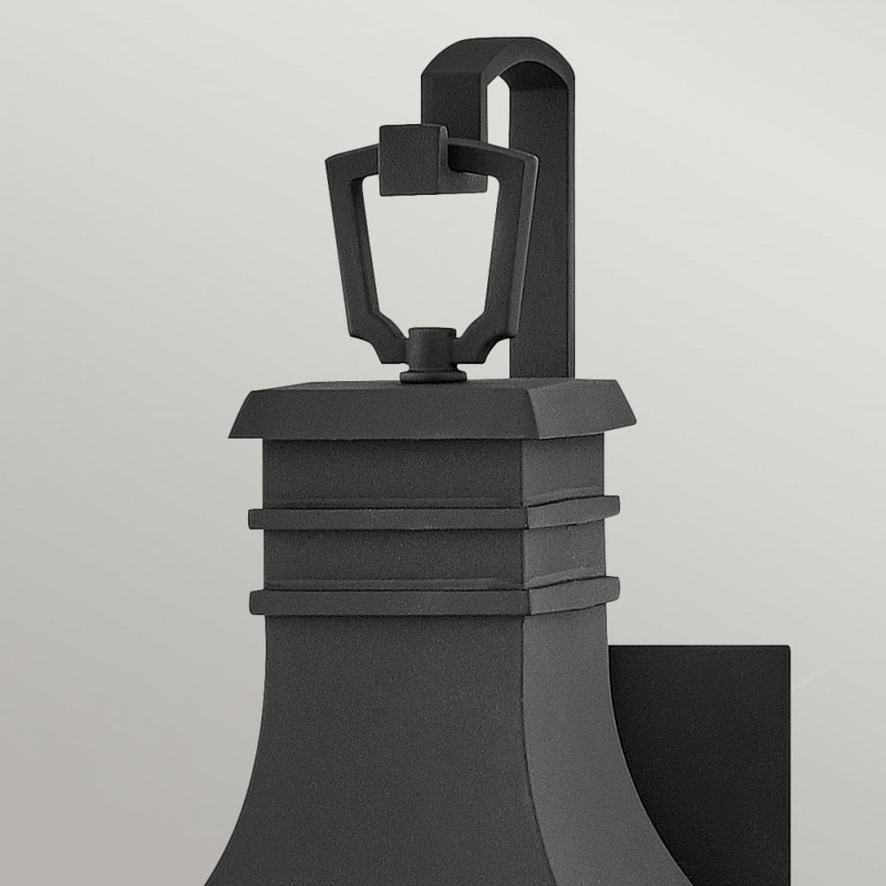 Hinkley Beacon Hill 1 Light Small Wall Lantern - Museum Black