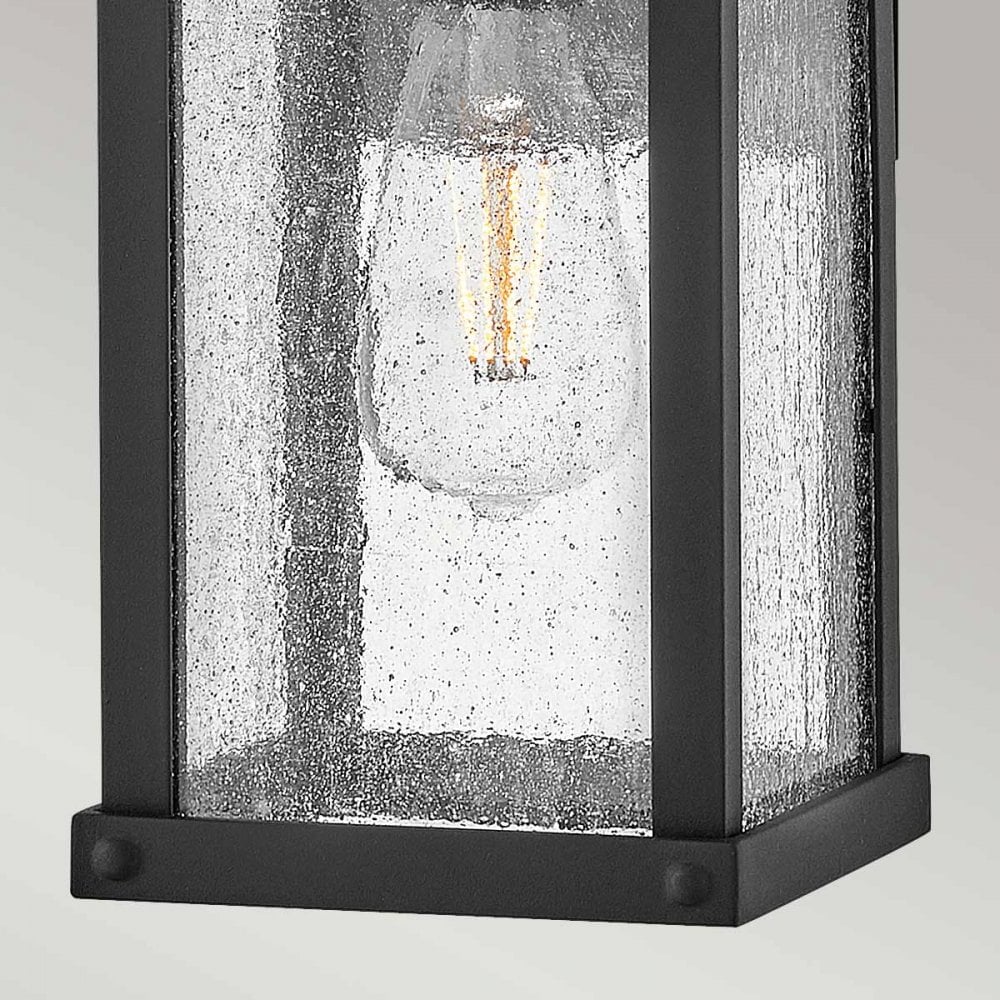 Hinkley Beacon Hill 1 Light Small Wall Lantern - Museum Black