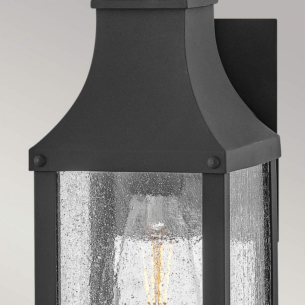 Hinkley Beacon Hill 1 Light Small Wall Lantern - Museum Black