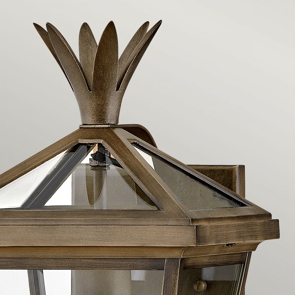 Hinkley Palma 1 Light Small Wall Lantern - Burnished Bronze