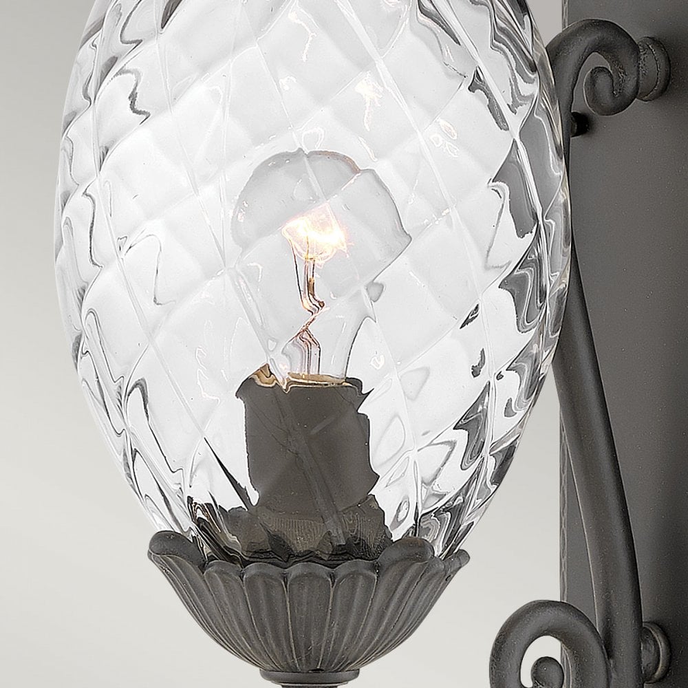 Hinkley Plantation 1 Light Medium Wall Lantern - Museum Black