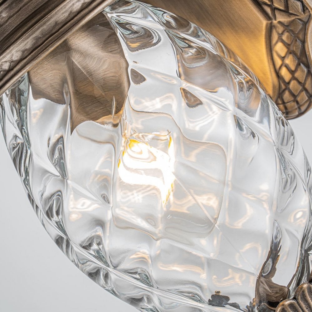 Hinkley Plantation 1 Light Small Wall Lantern - Burnished Bronze