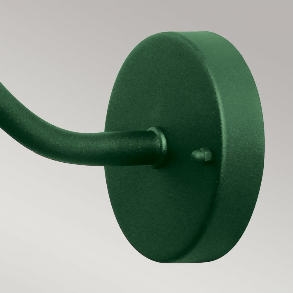 Elstead Klampenborg 1 Light Wall Lantern - Fir Green