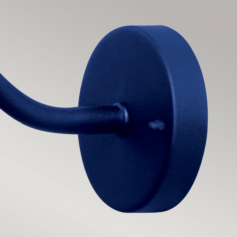 Elstead Klampenborg 1 Light Wall Lantern - Navy Blue