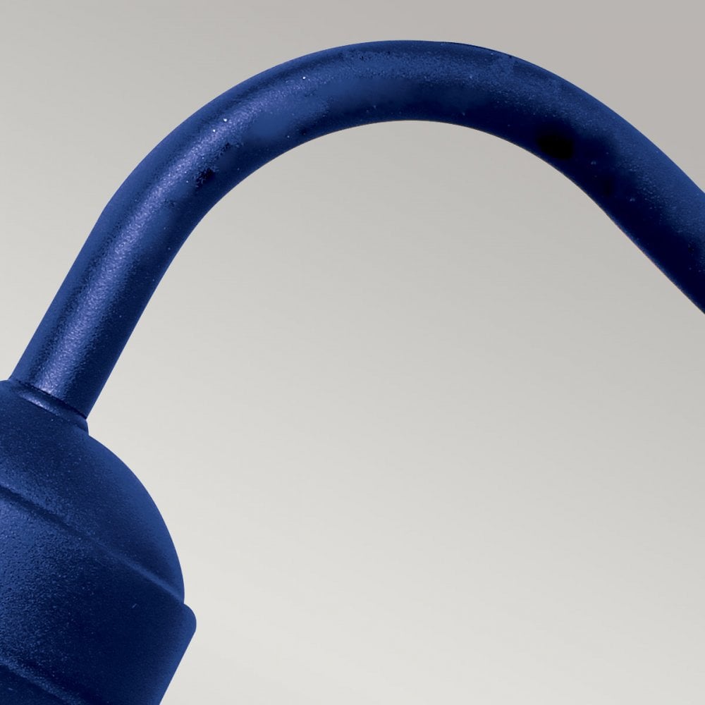 Elstead Klampenborg 1 Light Wall Lantern - Navy Blue