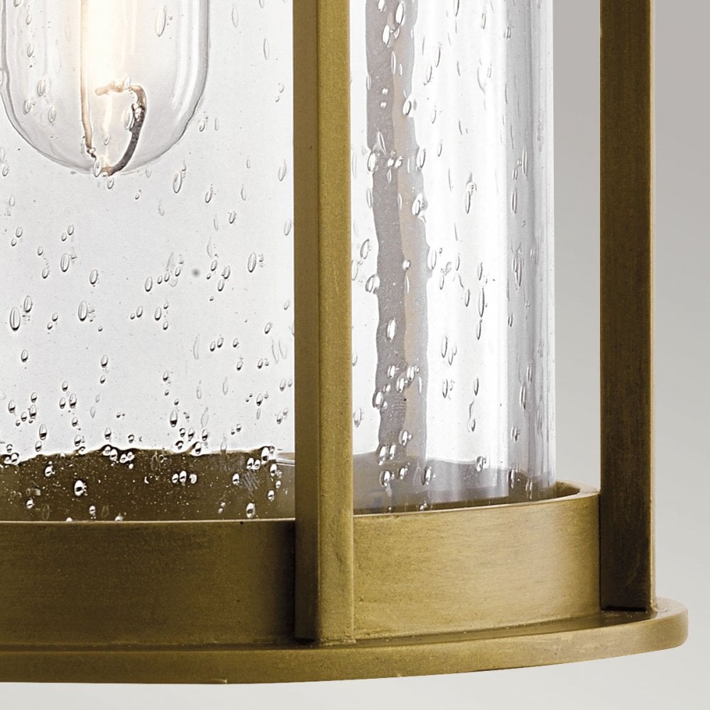 Kichler Camillo 1 Light Medium Wall Lantern - Painted Natural Brass