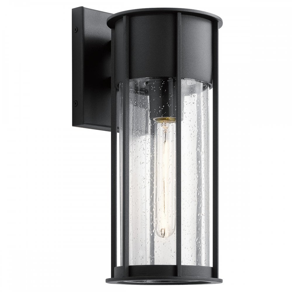 Kichler Camillo 1 Light Medium Wall Lantern - Textured Black