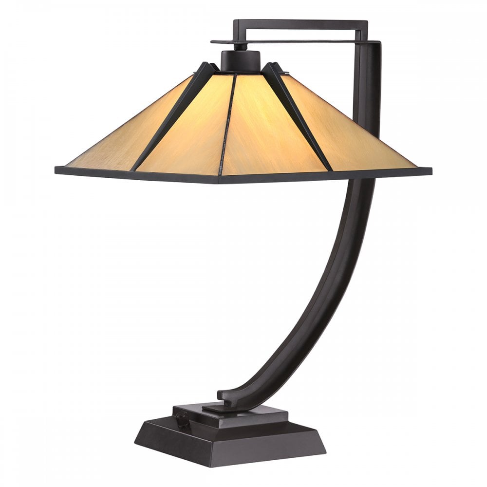 Quoizel Pomeroy 1 Light Table Lamp - Western Bronze