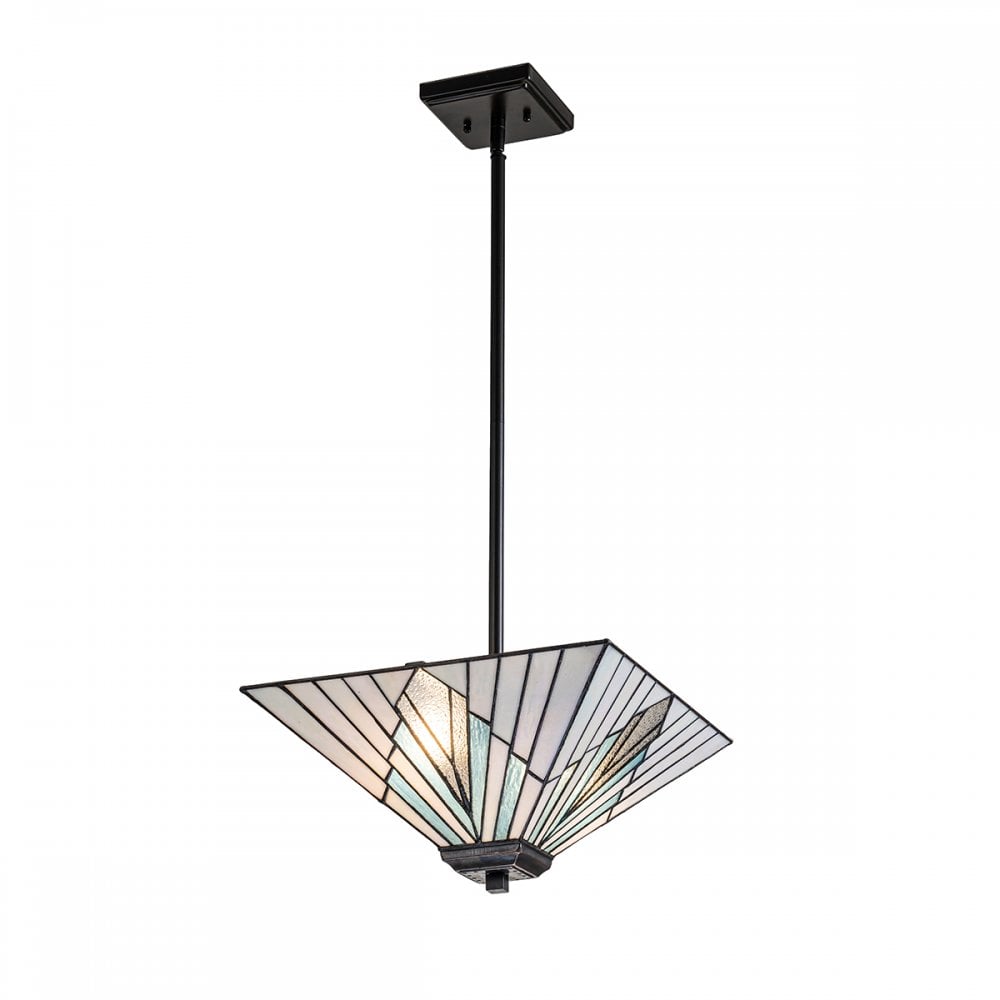 Elstead Alderley 2 Light Trio-Mount Pendant - Vintage Bronze